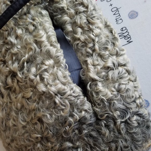 Vintage real fur Muff Hand Warmer Purse main image 4